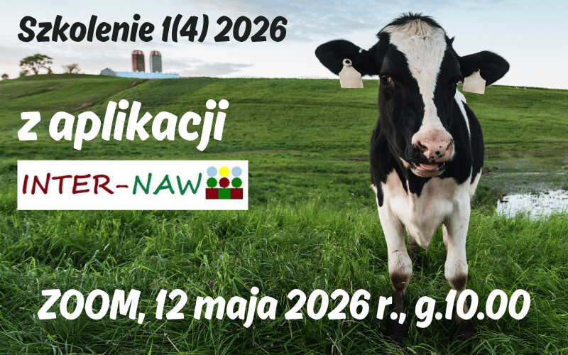 Zaproszenie na szkolenie 12 maja 2026 r o g. 10.00, ZOOM Szkolenie 1(4)/2026, Aplikacja INTER-NAW